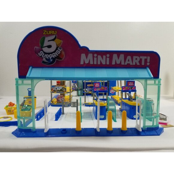 Zuru 5 Surprise Mini Mart Playset With Mini Brands Accessories Incomplete - Picture 1 of 16